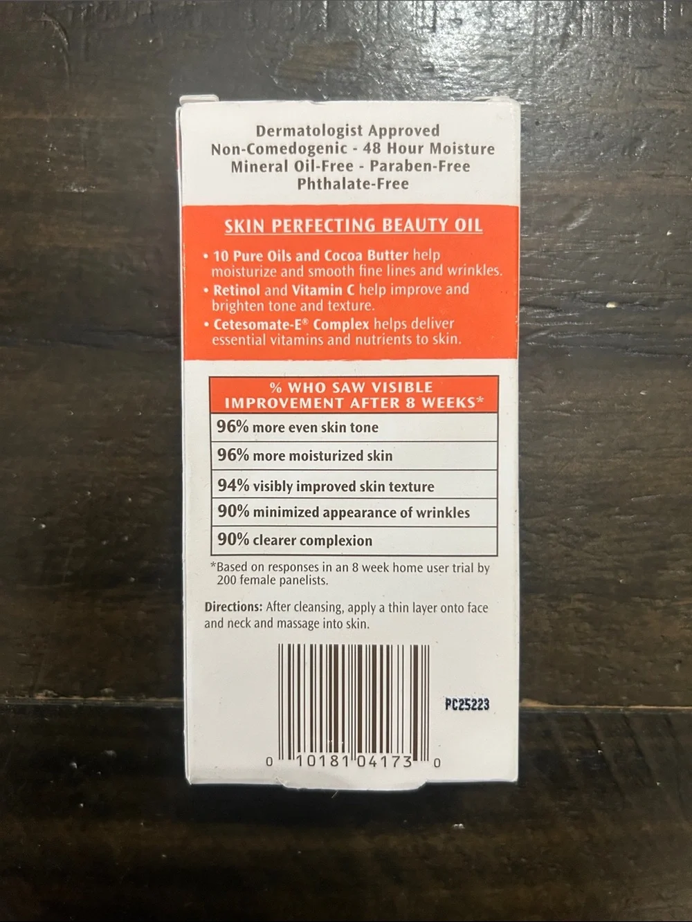 Cocoa Butter Formula Skin Therapy Oil - Natural Rosehip (White/Orange)